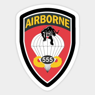 555th Parachute Infantry Battalion wo Txt X 300 Sticker